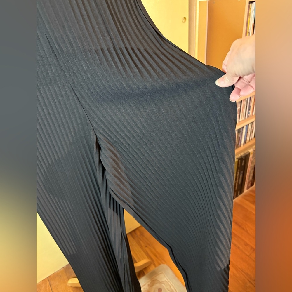 COS Black Ribbed Sleeveless Jumpsuit - Picture 9 of 13